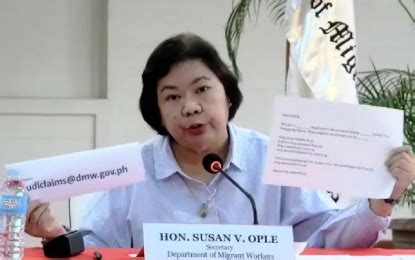 saudiclaims @dmw.gov.ph|Issue on unpaid Saudi Arabia claimants on final stages: Ople.